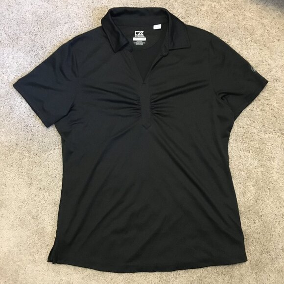 Black Sun Protection Ruched Sports Tee - Picture 11 of 16